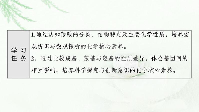 鲁科版高中化学选择性必修3第2章第4节基础课时14羧酸课件第2页