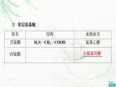 鲁科版高中化学选择性必修3第2章第4节基础课时16氨基酸和蛋白质课件