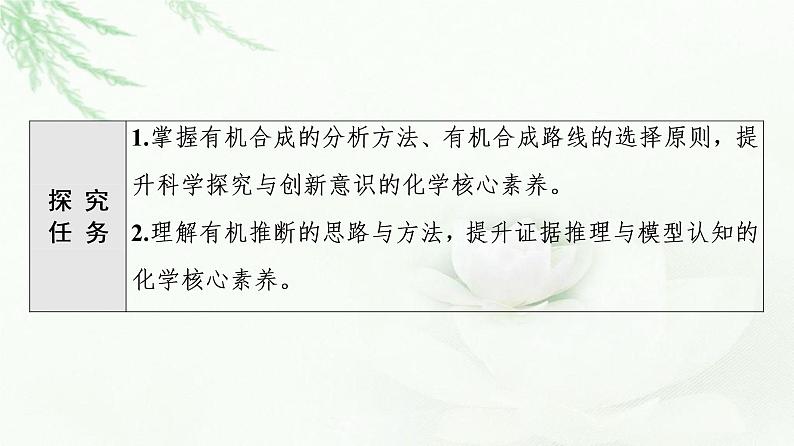 鲁科版高中化学选择性必修3第3章第3节能力课时4有机合成与推断的综合应用课件第2页