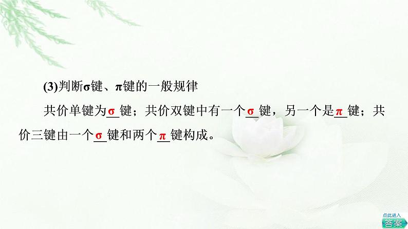 人教版高中化学选择性必修2第2章第1节基础课时5共价键课件第8页