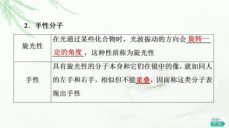 鲁科版高中化学选择性必修2第2章第2节基础课时8分子的空间结构与分子性质课件第6页