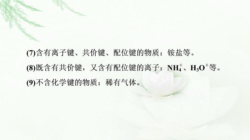 鲁科版高中化学选择性必修2第2章第4节能力课时3化学键、范德华力和氢键的判断与应用课件08