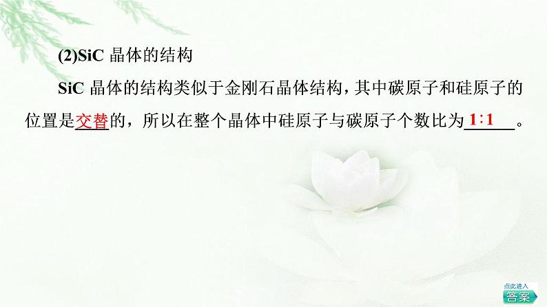 鲁科版高中化学选择性必修2第3章第2节基础课时13共价晶体分子晶体晶体结构的复杂性课件08