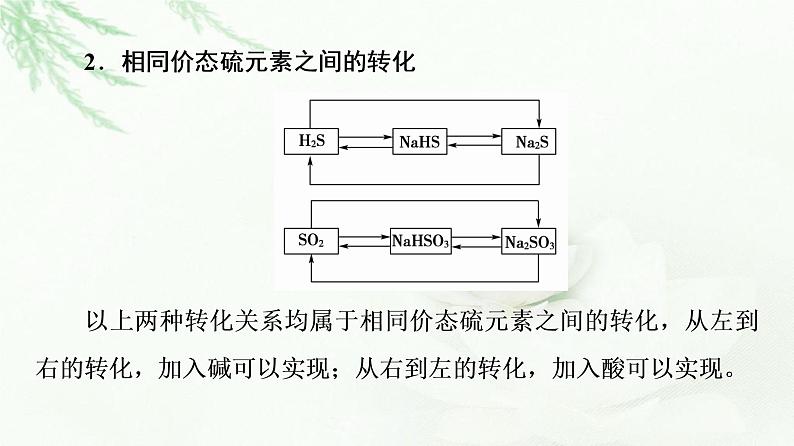 人教版高中化学必修第二册第5章第1节能力课时1含硫物质的转化及其综合实验课件+学案05