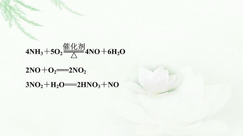 人教版高中化学必修第二册第5章第2节能力课时2含氮化合物的转化、计算和综合实验课件第6页