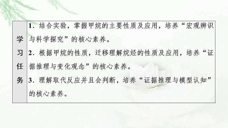 人教版高中化学必修第二册第7章第1节基础课时12烷烃的性质课件+学案02