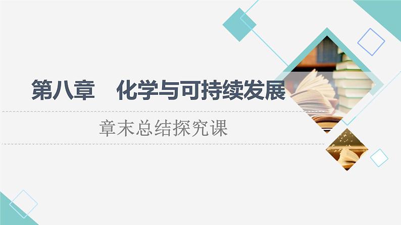 人教版高中化学必修第二册第8章章末总结探究课课件第1页