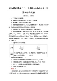 人教版高中化学必修第二册能力课时落实2含氮化合物的转化、计算和综合实验含答案