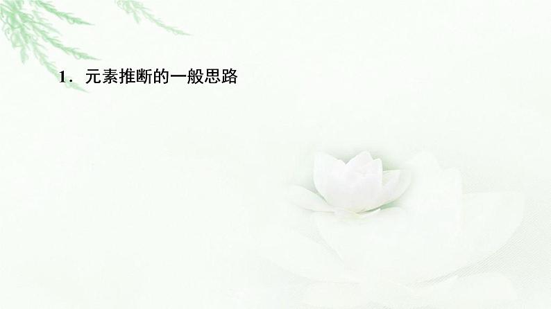 人教版高中化学选择性必修2第1章第2节能力课时1综合应用元素周期表、元素周期律进行元素推断课件+学案04