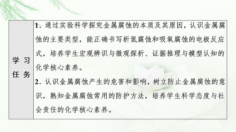 人教版高中化学选择性必修1第4章第3节基础课时20金属的腐蚀与防护课件第2页