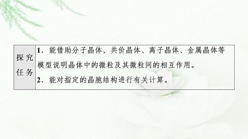 人教版高中化学选择性必修2第3章第3节能力课时3四类典型晶体的比较与晶胞结构的有关计算课件+学案02