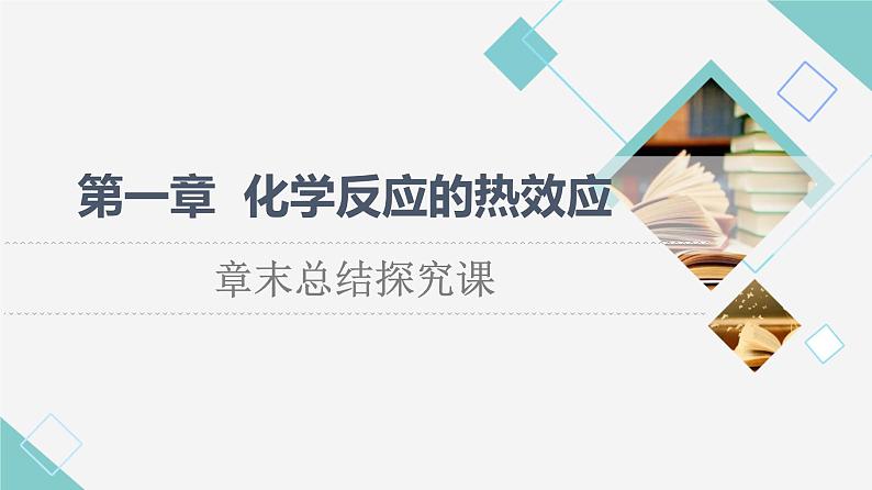 人教版高中化学选择性必修1第1章章末总结探究课课件+学案01