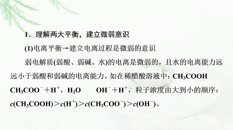 人教版高中化学选择性必修1第3章第3节能力课时5水溶液中离子浓度的关系课件第4页