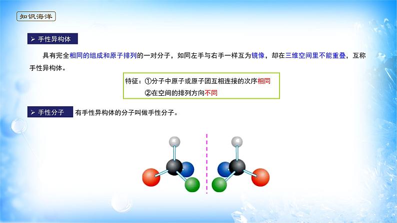 课件 2.3 分子结构与物质的性质（5）（分子的手性）-高中化学选择性必修2（新教材同步课件）第4页