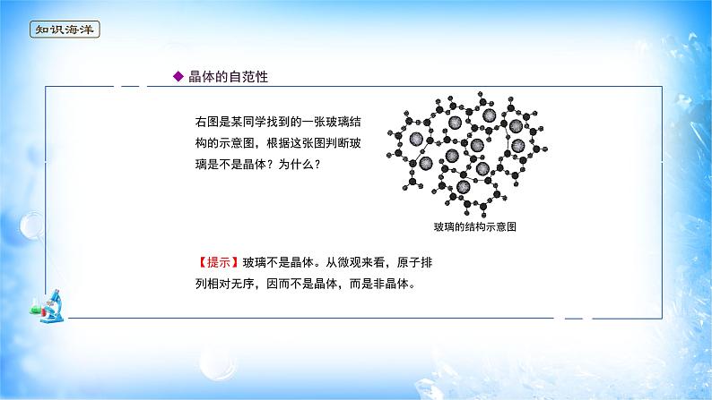 课件 3.1 物质的聚集状态与晶体的常识（2）（晶体和非晶体）-高中化学选择性必修2（新教材同步课件）第6页