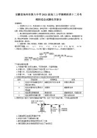 2021池州八中高三上学期12月月考理科综合化学试题含答案