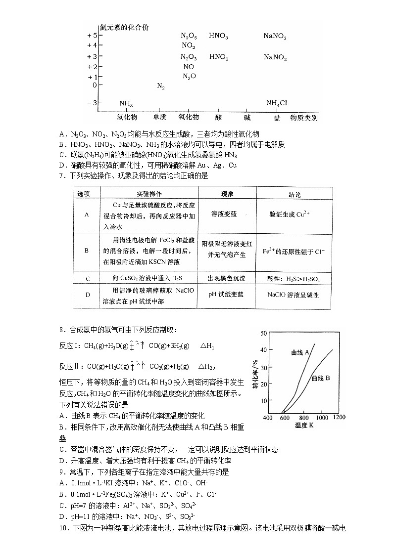 2021青岛即墨区高三上学期11月期中检测化学试题含答案第2页