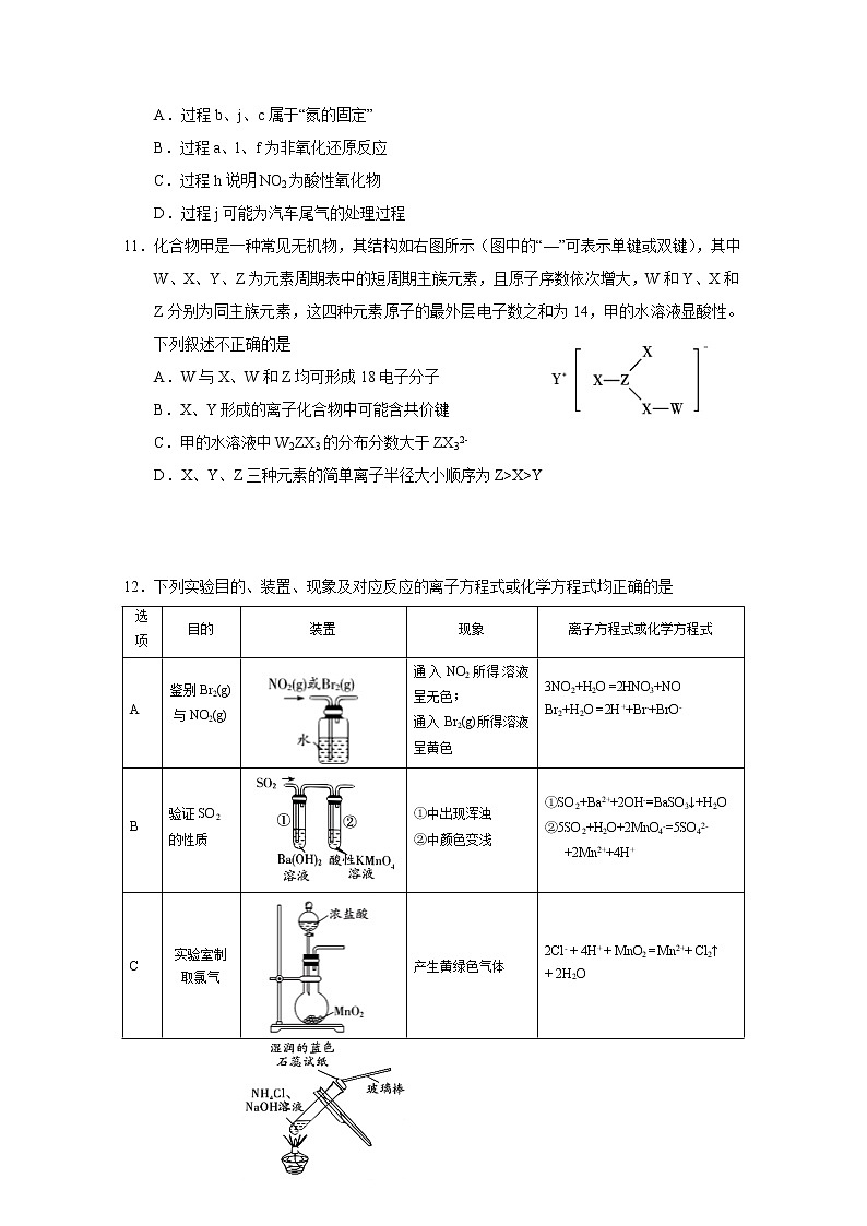 2021宁夏大学附中高三上学期第三次月考化学试卷含答案第2页