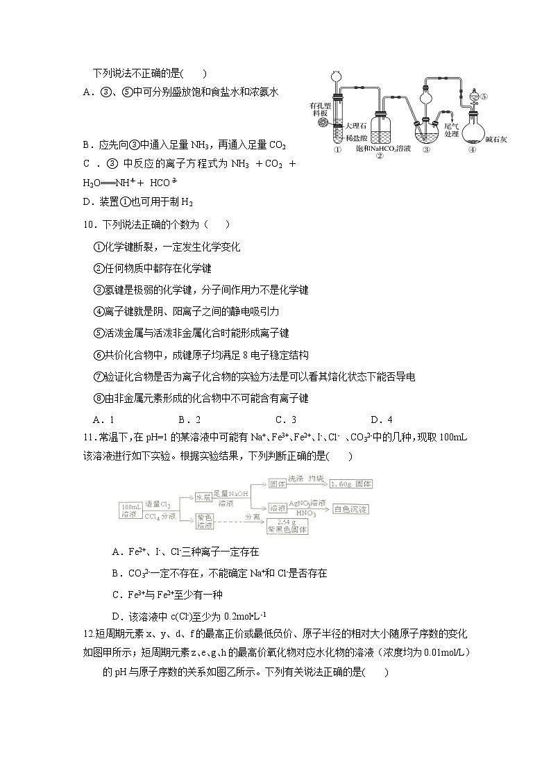 2021省大庆铁人中学高三上学期期中考试化学试题含答案03