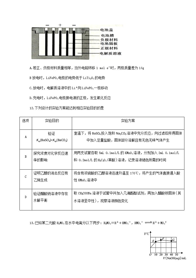 2020四川省仁寿一中北校区高三下学期第二次高考模拟理综-化学试题含答案第2页