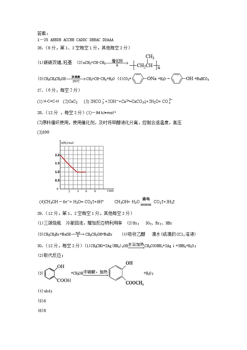 高二化学答案第1页