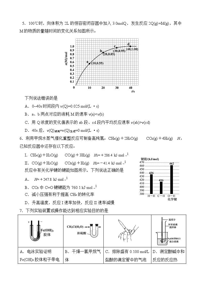 2021赣州十五县（）十六校高二上学期期中联考化学试题含答案02