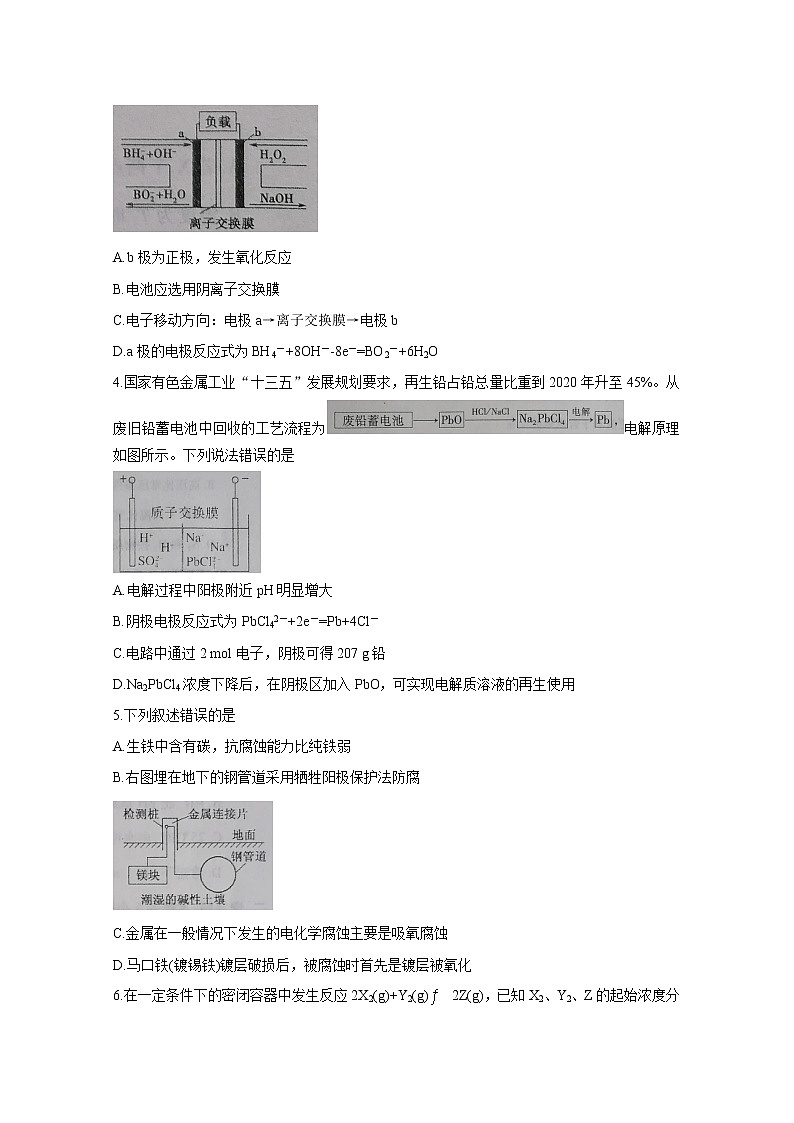 2020烟台高二下学期期中考试　化学含答案02