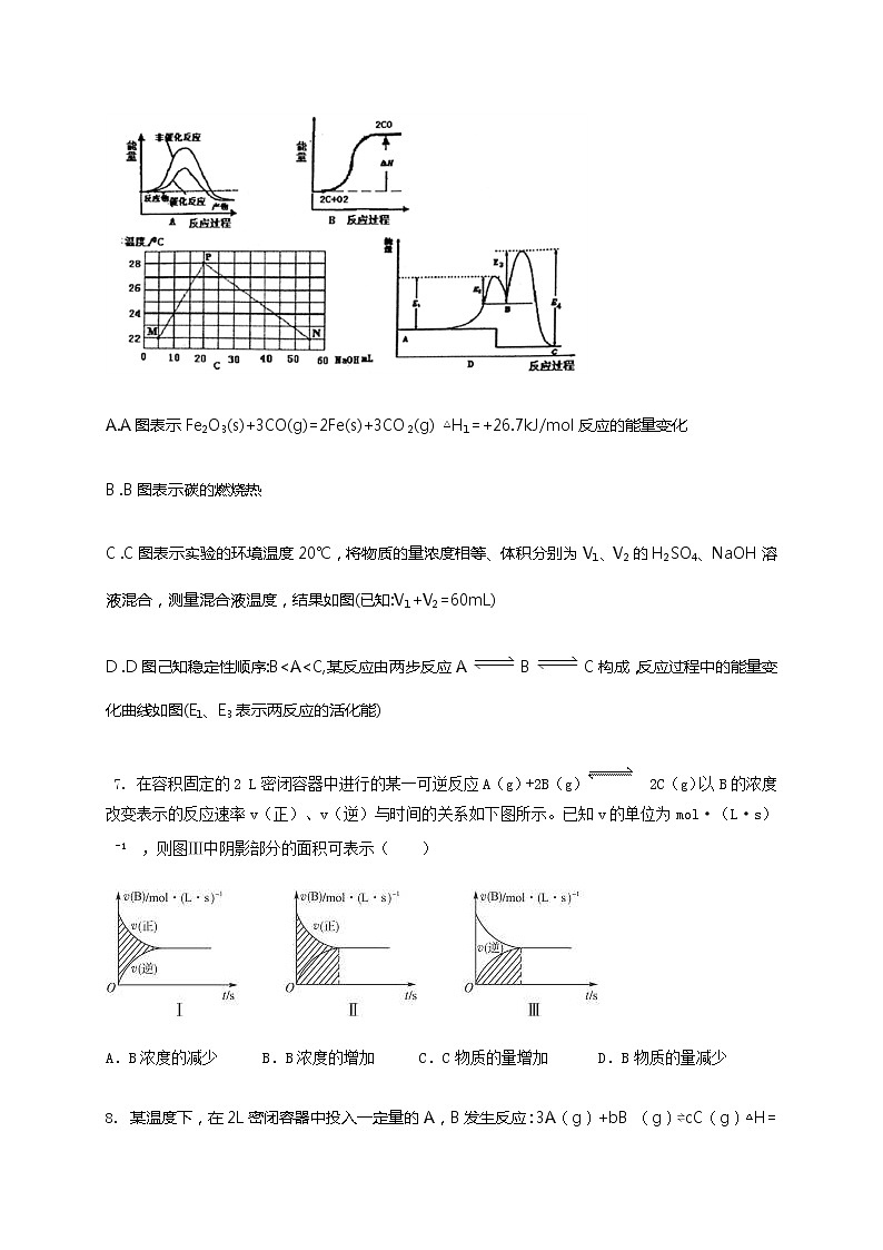 2020山西省河津中学高二10月月考化学试题含答案第3页