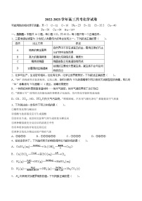 河南省洛阳市六校联考2022-2023学年高三上学期月考化学试题（含答案）