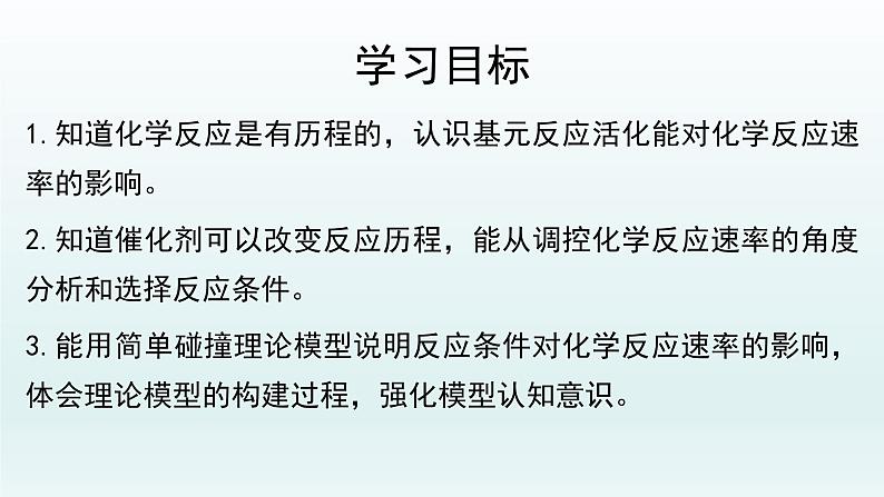 第二章  化学反应速率与化学平衡_第一节 化学反应速率（三）-课件+教案02