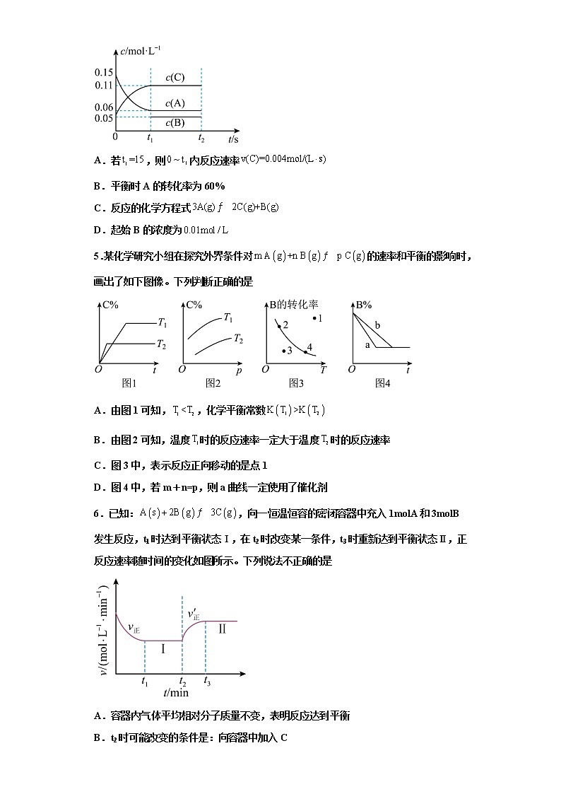 2022--2023学年上学期高二化学人教版（2020）期中考试模拟试题（选择性必修1-第一、二、三章）第2页