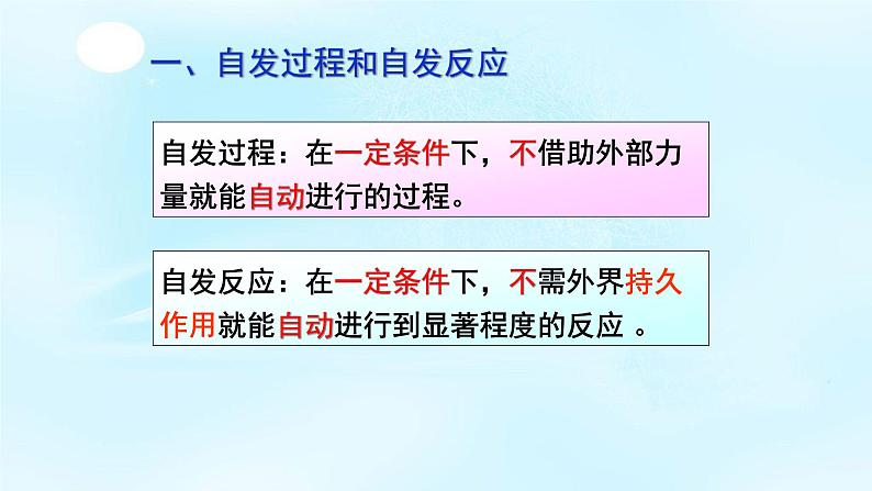 化学选修四-第二章化学反应速率和化学平衡第四节化学反应进行的方向 课件05