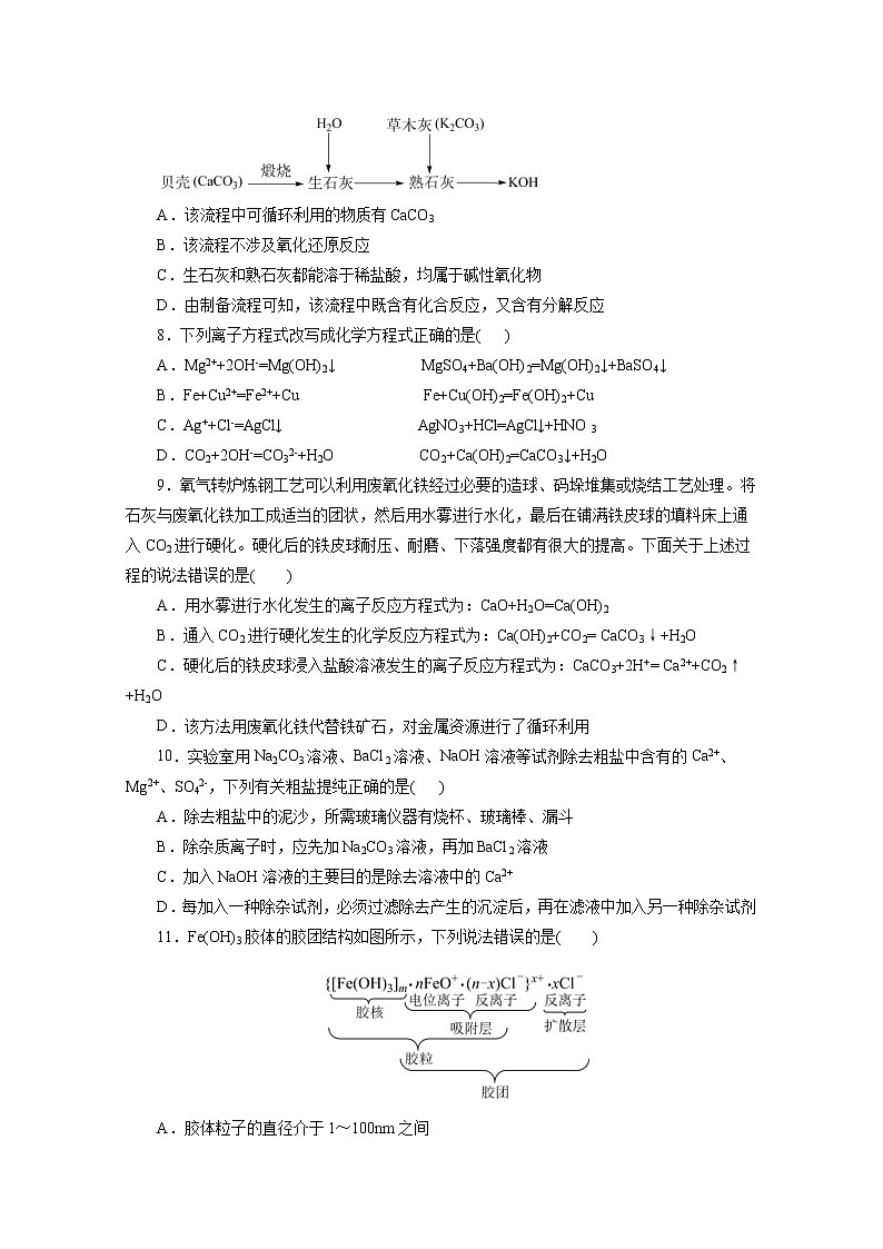 河北省石家庄市第二中学2022-2023学年高一化学上学期10月月考试题（Word版附答案）第2页