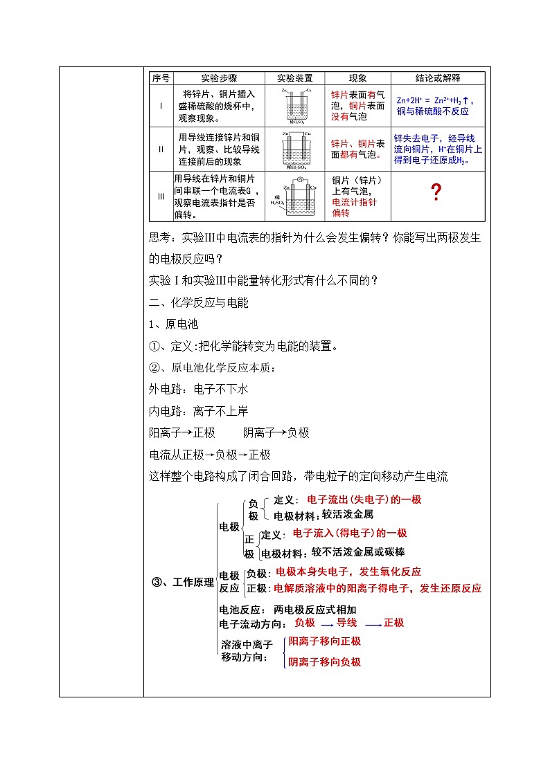 《化学反应与能量变化》第二课时课件PPT+教学设计02