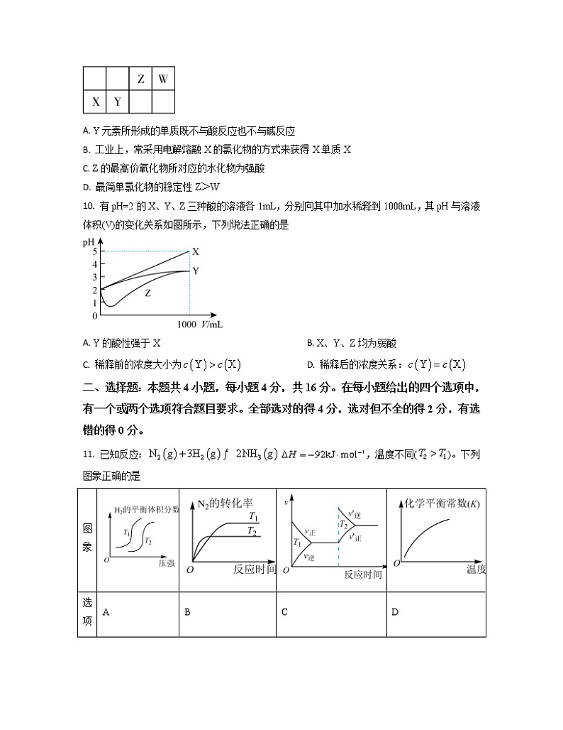 湖南省部分学校2022-2023学年高二上学期期中考试化学试卷（解析版）第3页