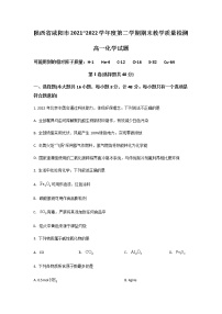 2021-2022学年陕西省咸阳市高一下学期期末质量检测化学试卷含解析