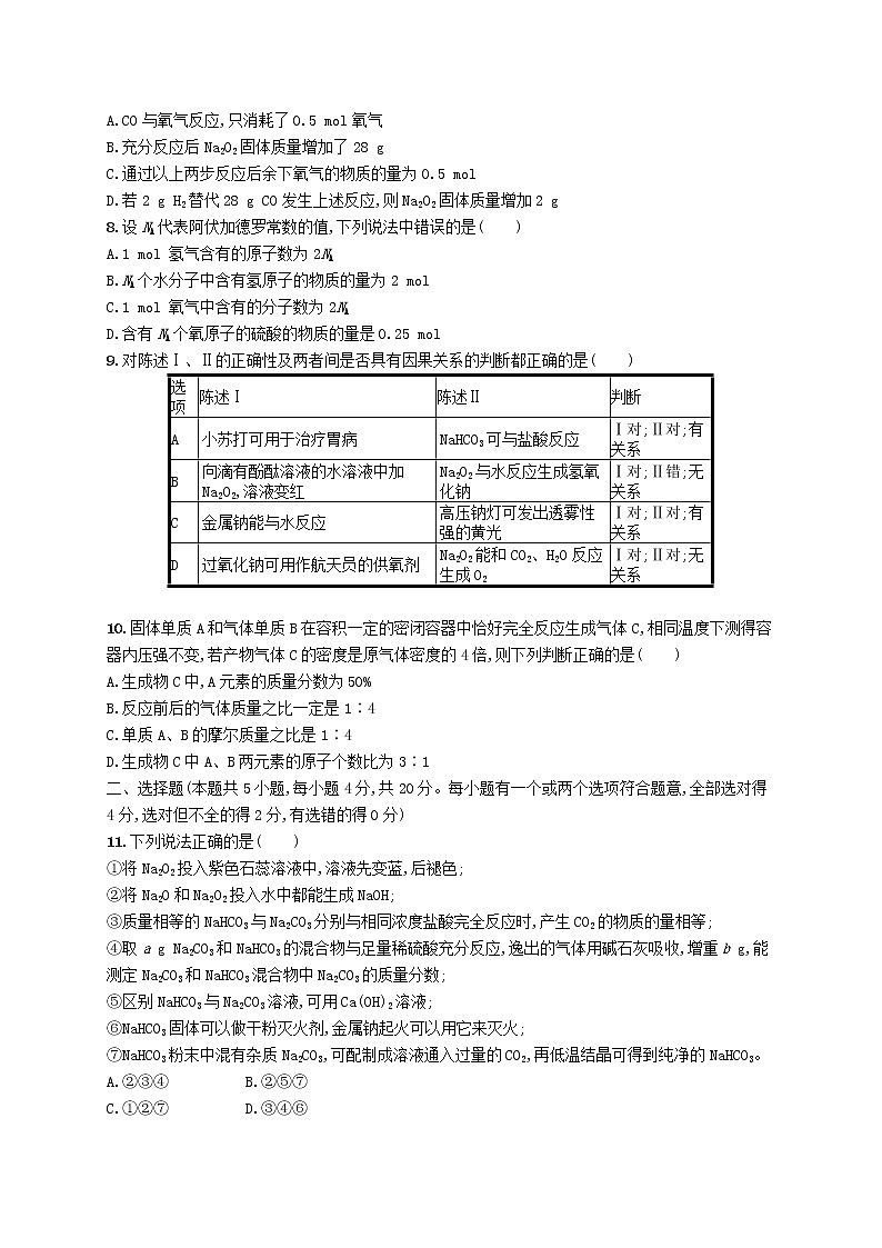 鲁科版高中化学必修第一册第1章认识化学科学本章整合课件+试题02