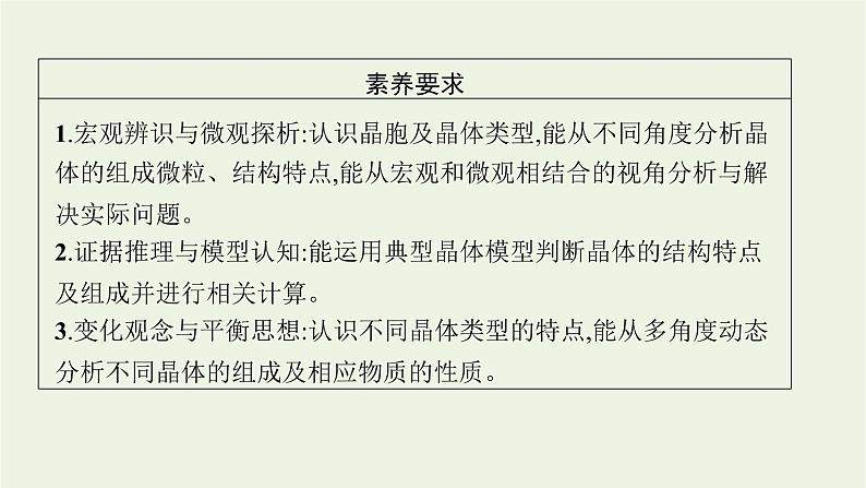 人教版高考化学一轮复习第5单元原子结构元素周期律第4节晶体结构与性质课件第3页