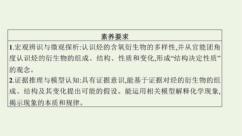 人教版高考化学一轮复习第10单元有机化学基础第3节烃的衍生物课件第3页