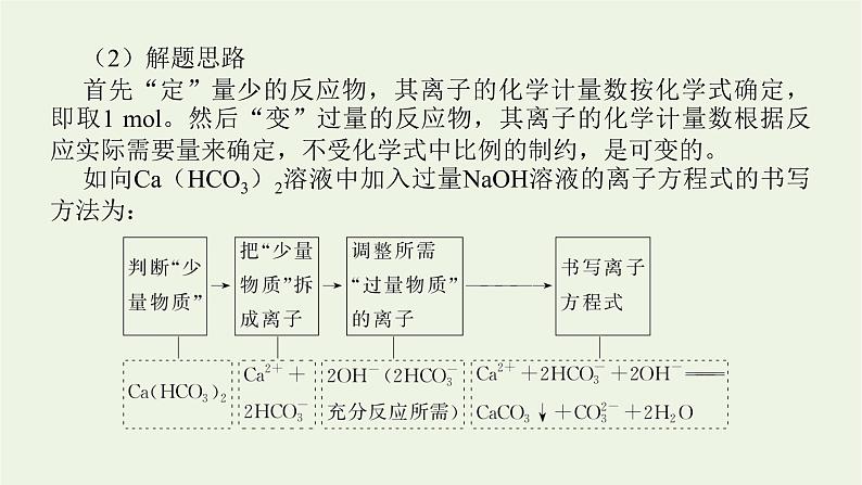 人教版高考化学一轮复习微专题大素养3离子方程式书写中的“条件与信息”限制课件第8页