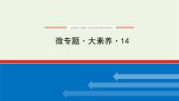 人教版高考化学一轮复习微专题大素养14滴定原理的拓展应用课件