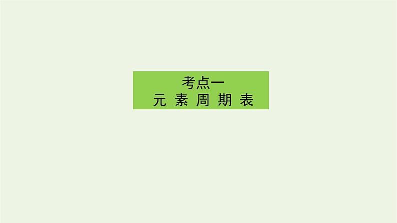 人教版高考化学一轮复习5.2元素周期表和元素周期律课件03