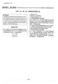 高考化学一轮复习第5章物质结构元素周期律第15讲元素周期表和元素周期律素养提升与核心突破元素“位--构--性”推断题的解题方法试题PDF版