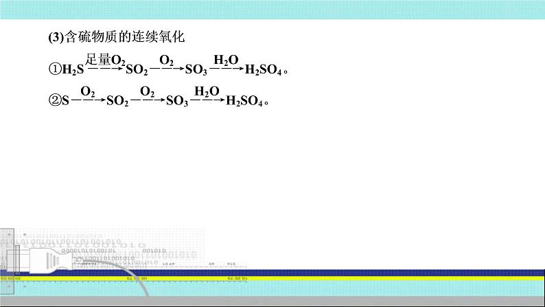 2023届高三化学高考备考一轮复习  硫及其化合物的相互转化与应用课件08