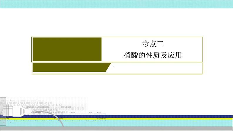 2023届高三化学高考备考一轮复习  硝酸的性质及应用课件03