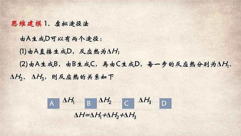 1.2.1盖斯定律 课件 2022-2023学年高二化学上学期（人教版2019选择性必修1）08