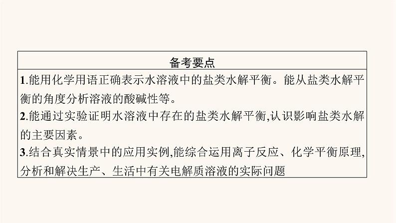 鲁科版高考化学一轮复习第8单元物质在水溶液中的行为第3节盐类的水解课件02