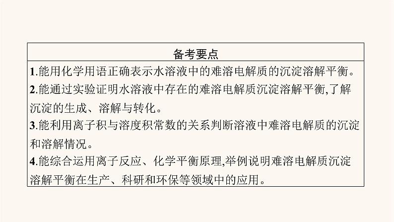 鲁科版高考化学一轮复习第8单元物质在水溶液中的行为第4节沉淀溶解平衡课件第2页