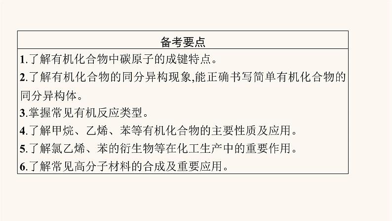 鲁科版高考化学一轮复习第9单元重要的有机化合物第1节重要的烃石油和煤课件第2页