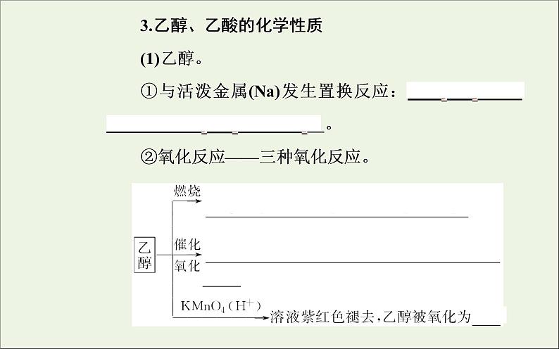 人教版高考化学一轮复习第9章有机化合物第2讲生活中两种常见的有机物和基本营养物质课件06